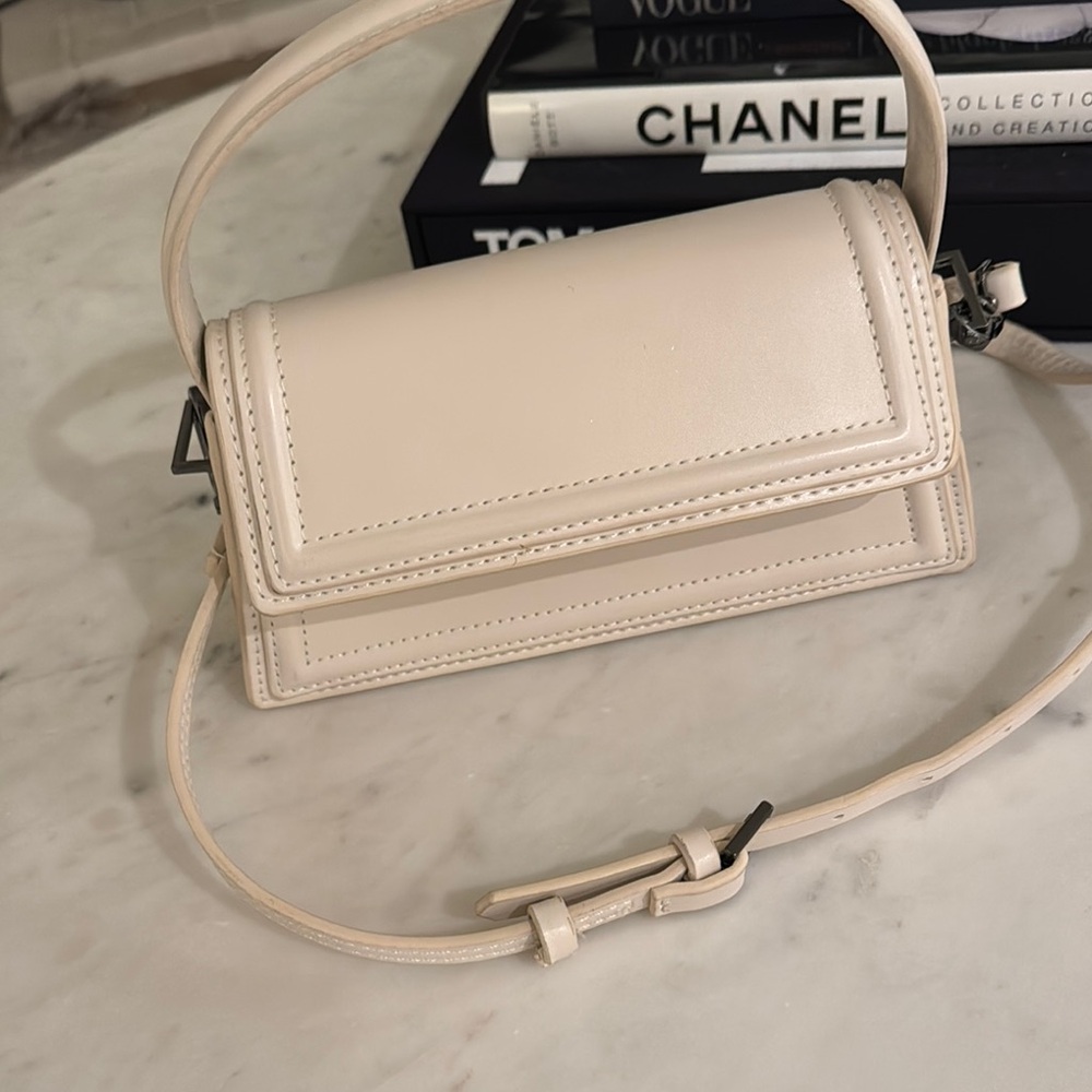 Elegant Cream Handbag by  zara london
